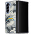 NFL Los Angeles Chargers Camo Galaxy Z Fold5 5G Clear Case