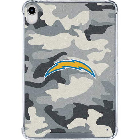 NFL Los Angeles Chargers Camo iPad 11th Gen (2025) Clear Case