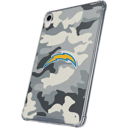 NFL Los Angeles Chargers Camo iPad 11th Gen (2025) Clear Case