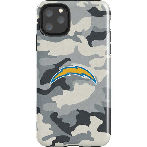 NFL Los Angeles Chargers Camo iPhone Cases