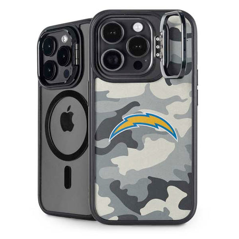 NFL Los Angeles Chargers Camo iPhone 14 Pro Max Kickstand Case