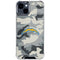 NFL Los Angeles Chargers Camo iPhone 15 Clear Case