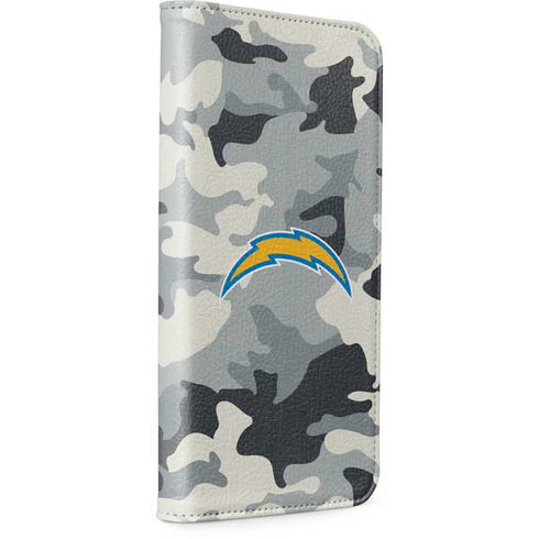 NFL Los Angeles Chargers Camo iPhone 15 Folio Case