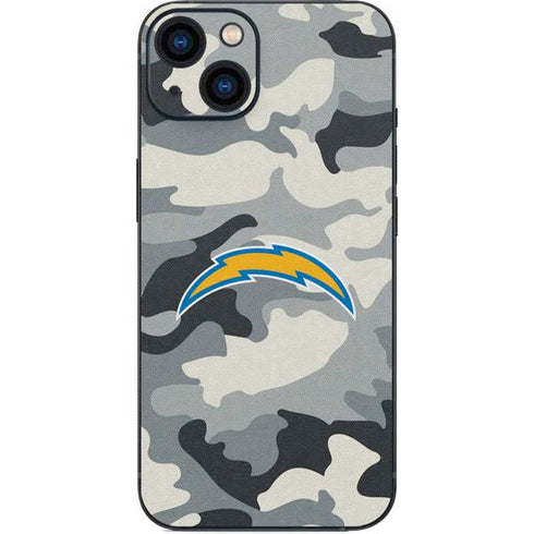 NFL Los Angeles Chargers Camo iPhone 15 Skin