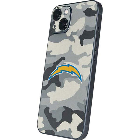 NFL Los Angeles Chargers Camo iPhone 15 Skin
