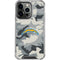 NFL Los Angeles Chargers Camo iPhone 16 Pro Max Clear Case