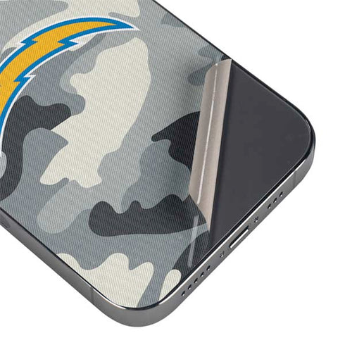NFL Los Angeles Chargers Camo iPhone 16 Pro Max Skin