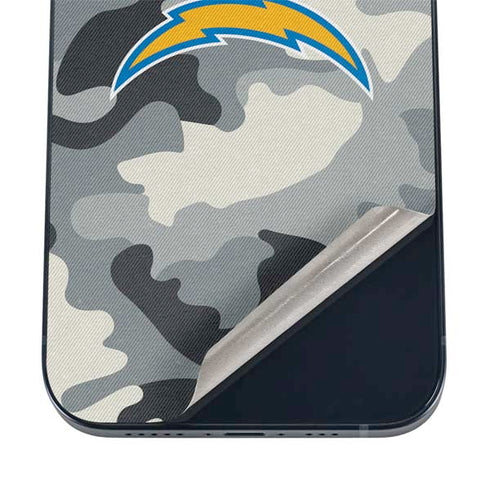 NFL Los Angeles Chargers Camo iPhone 16 Skin