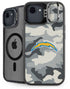 NFL Los Angeles Chargers Camo iPhone 16e Kickstand Case