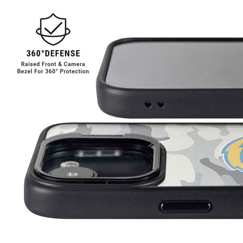 NFL Los Angeles Chargers Camo iPhone 16e Kickstand Case