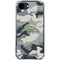 NFL Los Angeles Chargers Camo iPhone 16e Clear Case