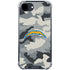 NFL Los Angeles Chargers Camo iPhone 16e Clear Case