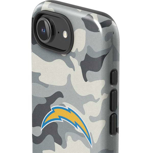 NFL Los Angeles Chargers Camo iPhone 16e Impact Case