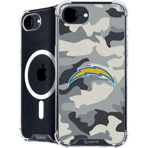 NFL Los Angeles Chargers Camo iPhone 16e MagSafe Case