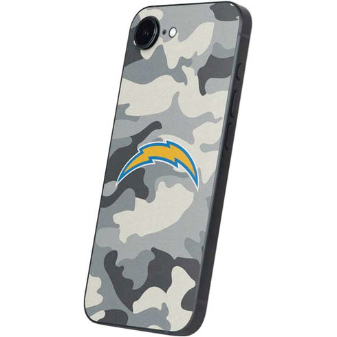 NFL Los Angeles Chargers Camo iPhone 16e Skin
