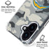 NFL Los Angeles Chargers Camo iPhone 17 Clear Case