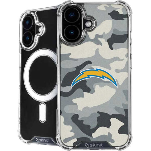 NFL Los Angeles Chargers Camo iPhone 17 MagSafe Case