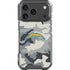 NFL Los Angeles Chargers Camo iPhone 18 Pro Clear Case