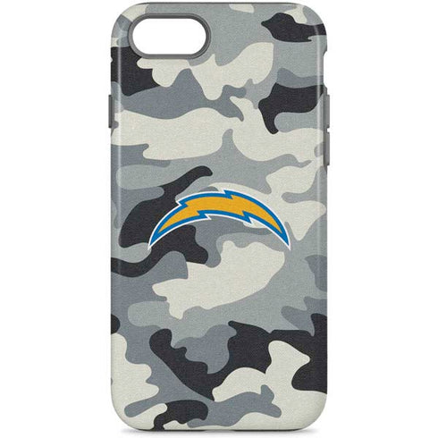 NFL Los Angeles Chargers Camo iPhone Cases