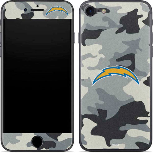 NFL Los Angeles Chargers Camo iPhone 8 Skin
