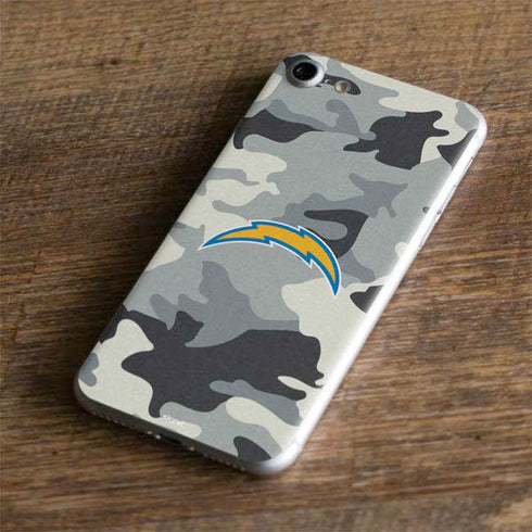 NFL Los Angeles Chargers Camo iPhone 8 Skin
