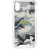 NFL Los Angeles Chargers Camo iPhone XS Clear Case