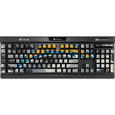 NFL Los Angeles Chargers Camo K95 RGB PLATINUM Mechanical Gaming Keyboard Skin