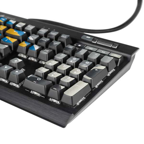 NFL Los Angeles Chargers Camo K95 RGB PLATINUM Mechanical Gaming Keyboard Skin