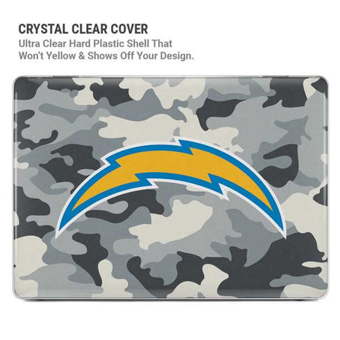 NFL Los Angeles Chargers Camo MacBook Pro 14in (2021-24) Case plus Skin