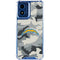 NFL Los Angeles Chargers Camo Moto G Play 4G (2024) Clear Case