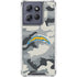 NFL Los Angeles Chargers Camo Moto G Stylus 5G (2025) Clear Case