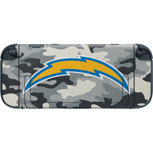 NFL Los Angeles Chargers Camo Nintendo Switch 2 (2025) with Joy-Con Skin