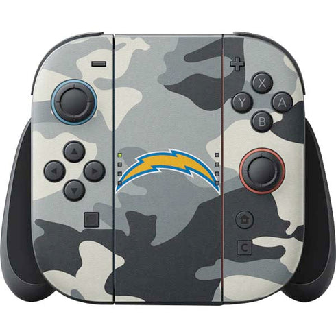 NFL Los Angeles Chargers Camo Nintendo Skins