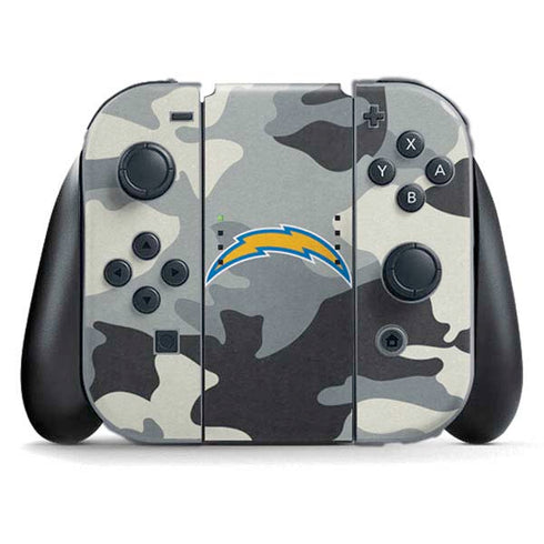 NFL Los Angeles Chargers Camo Nintendo Skins