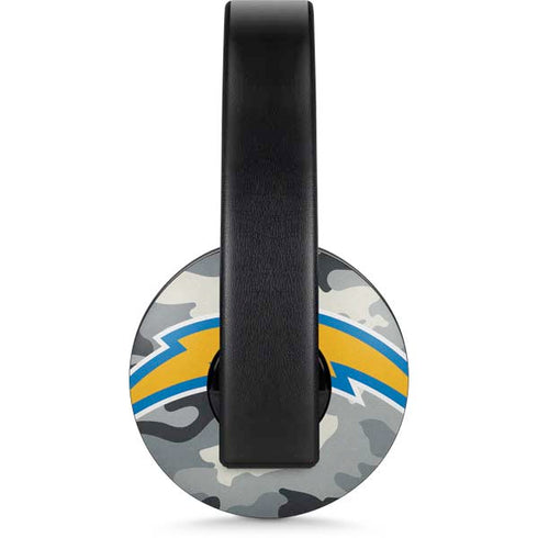 NFL Los Angeles Chargers Camo PlayStation 4 Gold Wireless Headset Skin