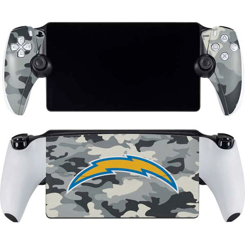 NFL Los Angeles Chargers Camo PlayStation Portal Remote Player Skin