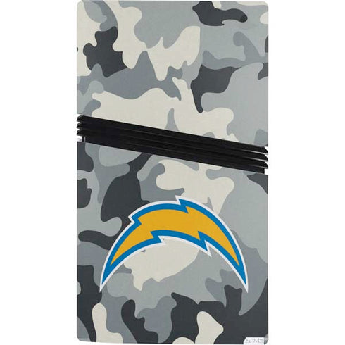 NFL Los Angeles Chargers Camo PS5 Pro Console Skin