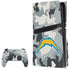 NFL Los Angeles Chargers Camo PS5 Pro Disk Bundle Skin