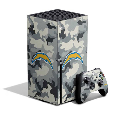 NFL Los Angeles Chargers Camo Xbox Series X Bundle Skin