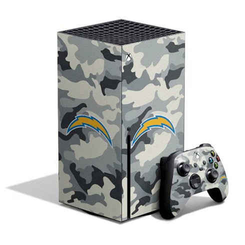 NFL Los Angeles Chargers Camo Xbox Series X Skins