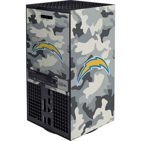 NFL Los Angeles Chargers Camo XBox Series X Digital Edition Bundle Skin