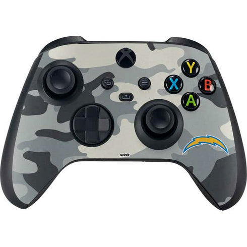 NFL Los Angeles Chargers Camo XBox Series X Digital Edition Bundle Skin