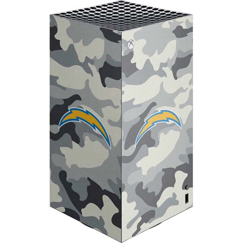 NFL Los Angeles Chargers Camo XBox Series X Digital Edition Console Skin