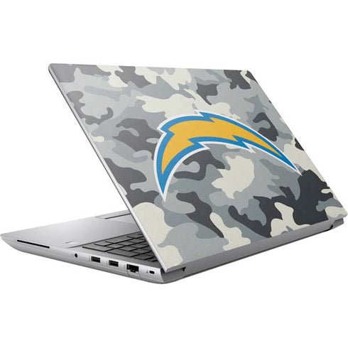 NFL Los Angeles Chargers Camo HP ZBook Fury 16 G10 Skin