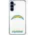NFL Los Angeles Chargers Distressed Galaxy A35 5G Clear Case