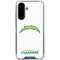 NFL Los Angeles Chargers Distressed Galaxy A36 5G Clear Case