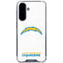 NFL Los Angeles Chargers Distressed Galaxy A36 5G Clear Case