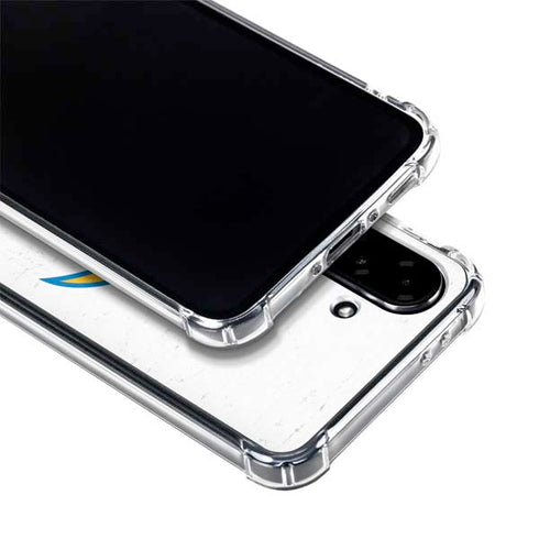 NFL Los Angeles Chargers Distressed Galaxy A36 5G Clear Case