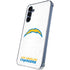 NFL Los Angeles Chargers Distressed Galaxy A55 5G Clear Case