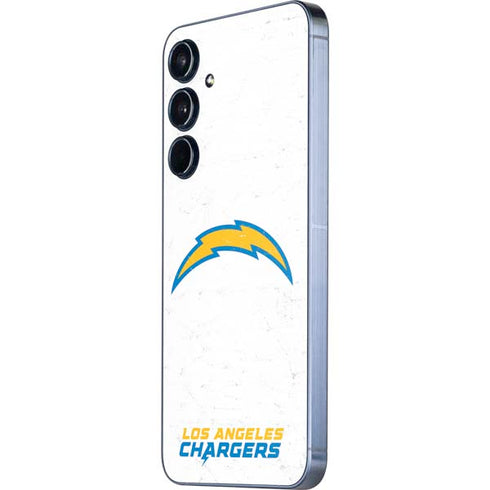 NFL Los Angeles Chargers Distressed Galaxy A55 5G Skin